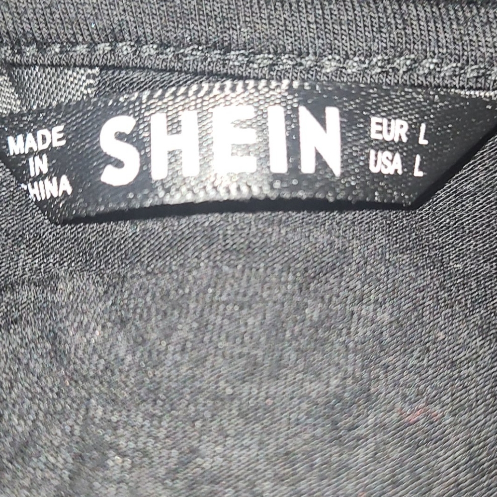 Reserve SHEIN  black drawstring side crop tank top - Picture 5 of 5